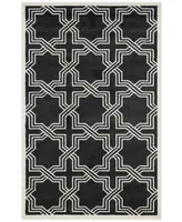 Safavieh Amherst AMT413 Anthracite and Ivory 4' x 6' Area Rug