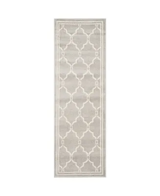 Safavieh Amherst AMT414 Ivory and Light Grey 2'3" x 7' Runner Area Rug