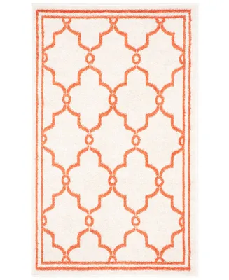 Safavieh Amherst AMT414 Beige and Orange 2'6" x 4' Area Rug