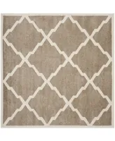 Safavieh Amherst AMT421 Wheat and Beige 7' x 7' Square Area Rug