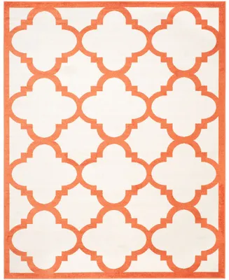 Safavieh Amherst AMT423 Beige and Orange 8' x 10' Area Rug