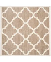 Safavieh Amherst AMT423 Wheat and Beige 7' x 7' Square Area Rug