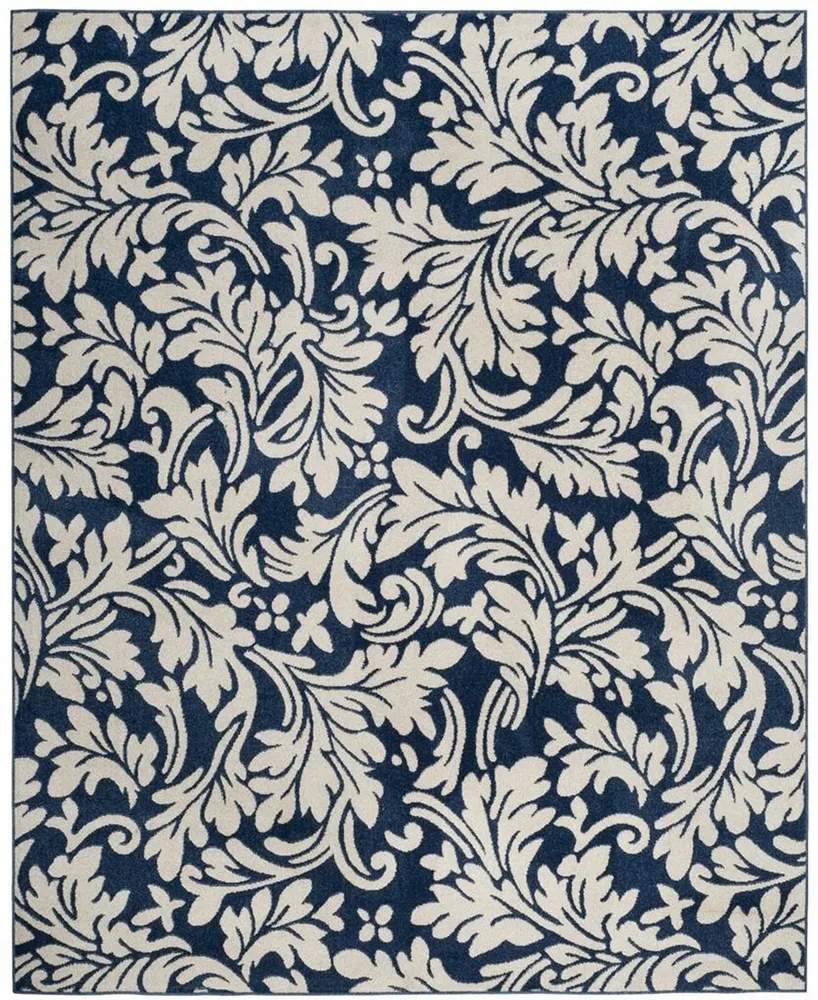 Safavieh Amherst AMT425 Navy and Ivory 8' x 10' Area Rug