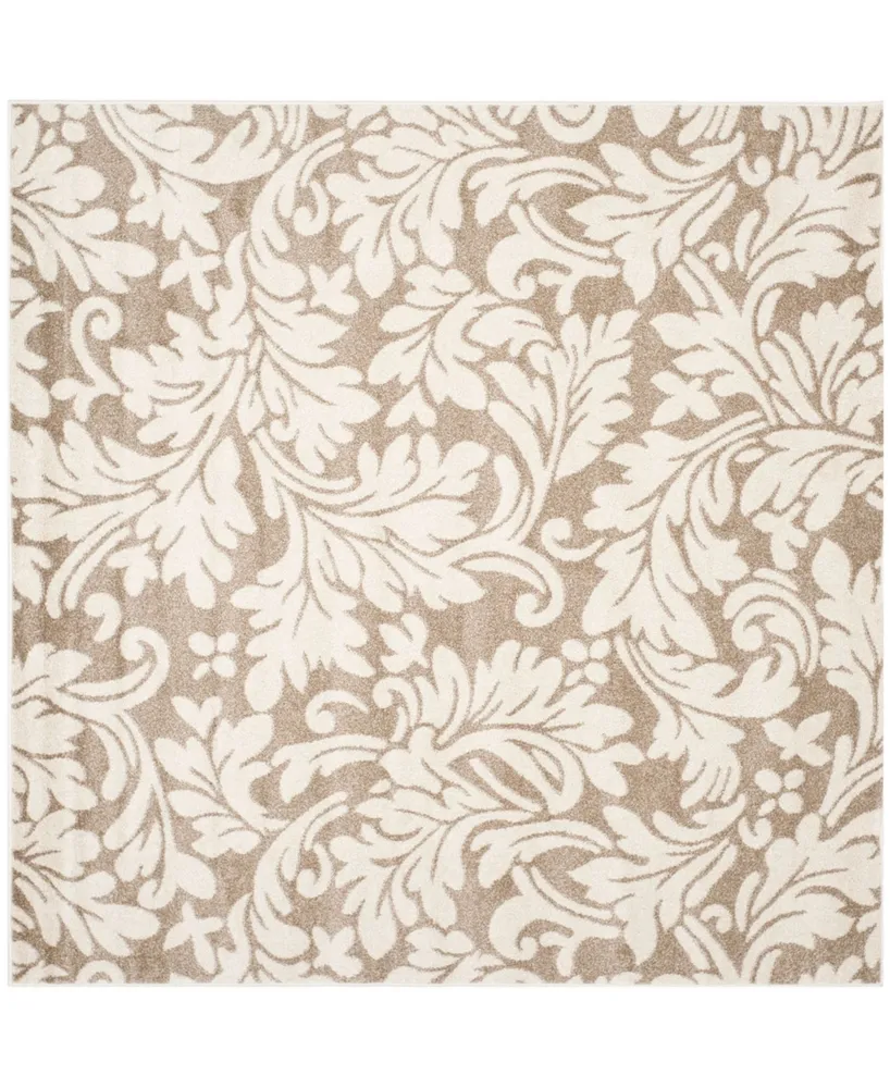 Safavieh Amherst AMT425 Wheat and Beige 7' x 7' Square Area Rug