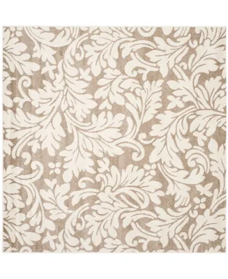 Safavieh Amherst AMT425 Wheat and Beige 7' x 7' Square Area Rug