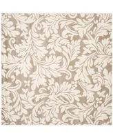 Safavieh Amherst AMT425 Wheat and Beige 7' x 7' Square Area Rug