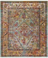 Safavieh Crystal CRS507 Light Blue and Orange 8' x 10' Area Rug