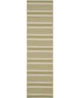 Safavieh Courtyard CY6062 Beige and Sweet Pea 2'3" x 8' Sisal Weave Runner Outdoor Area Rug