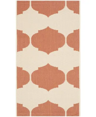 Safavieh Courtyard CY6162 Beige and Terracotta 2' x 3'7" Outdoor Area Rug