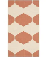 Safavieh Courtyard CY6162 Beige and Terracotta 2' x 3'7" Outdoor Area Rug