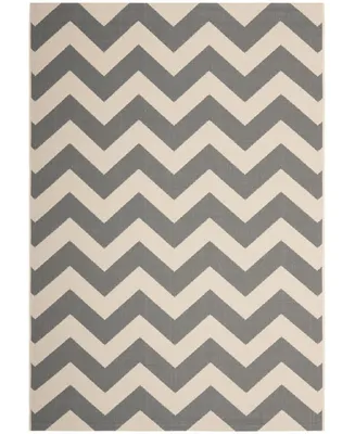 Safavieh Courtyard CY6244 Gray and Beige 5'3" x 7'7" Outdoor Area Rug