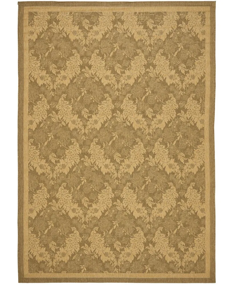 Safavieh Courtyard CY6582 Gold and Natural 8' x 11' Sisal Weave Outdoor Area Rug