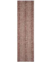 Safavieh Courtyard CY8736 Light Beige and Terracotta 2'3" x 8' Sisal Weave Runner Outdoor Area Rug