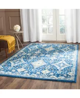 Safavieh Evoke EVK224 Royal and Ivory 5'1" x 7'6" Area Rug