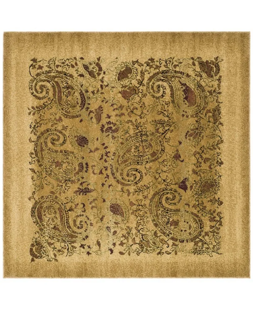 Safavieh Lyndhurst LNH224 Beige and Multi 6' x 6' Square Area Rug