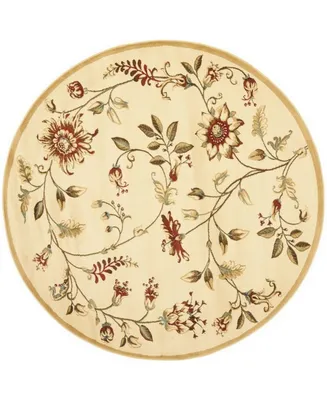 Safavieh Lyndhurst LNH552 Ivory and Multi 5'3" x 5'3" Round Area Rug