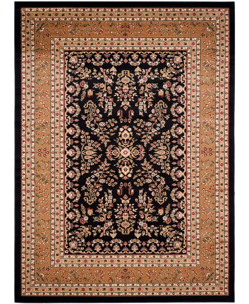 Safavieh Lyndhurst LNH331 Black and Tan 8' x 11' Area Rug