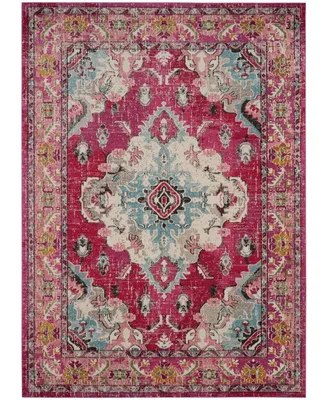 Safavieh Monaco MNC243 Pink and Multi 8' x 11' Area Rug