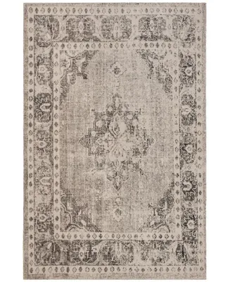 Safavieh Montage MTG308 Gray and Ivory 5'1" x 7'6" Outdoor Area Rug