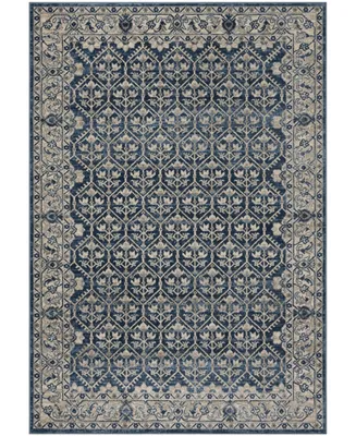 Safavieh Brentwood BNT869 Navy and Light Gray 5'3" x 7'6" Area Rug