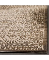 Safavieh Brilliance BRL508 Cream and Bronze 5'1" x 7'6" Area Rug