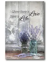 Courtside Market Where There is Love Gallery-Wrapped Canvas Wall Art - 12" x 18"