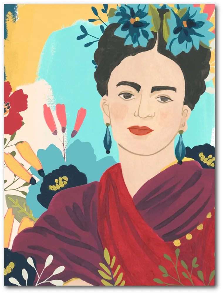 Courtside Market Frida Garden Ii Gallery-Wrapped Canvas Wall Art - 18" x 24"