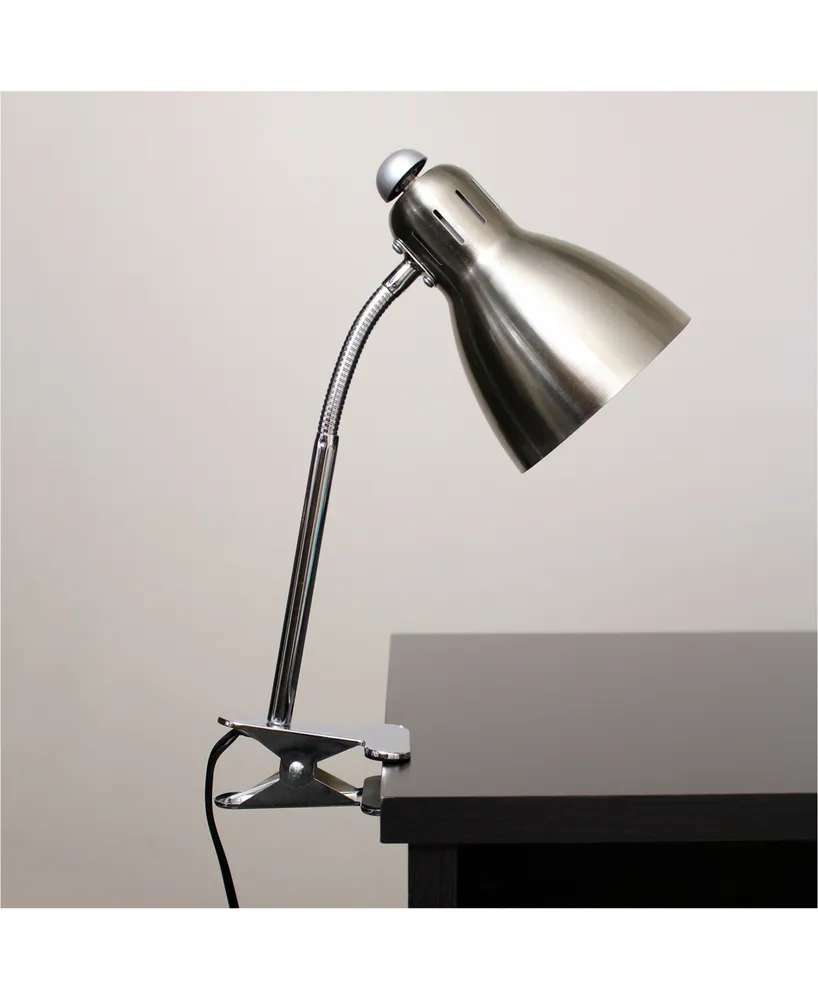 Simple Designs Adjustable Clip Light Desk Lamp
