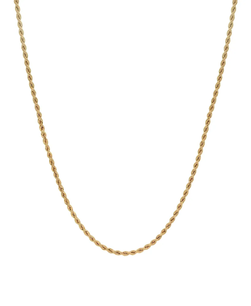 Rope Link 20" Chain Necklace (2.5mm) in 18k Gold