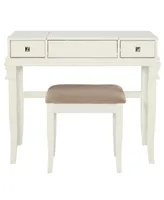 Angela Vanity Set with Bench and Mirror