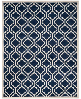 Safavieh Amherst AMT402 Navy and Beige 9' x 12' Area Rug