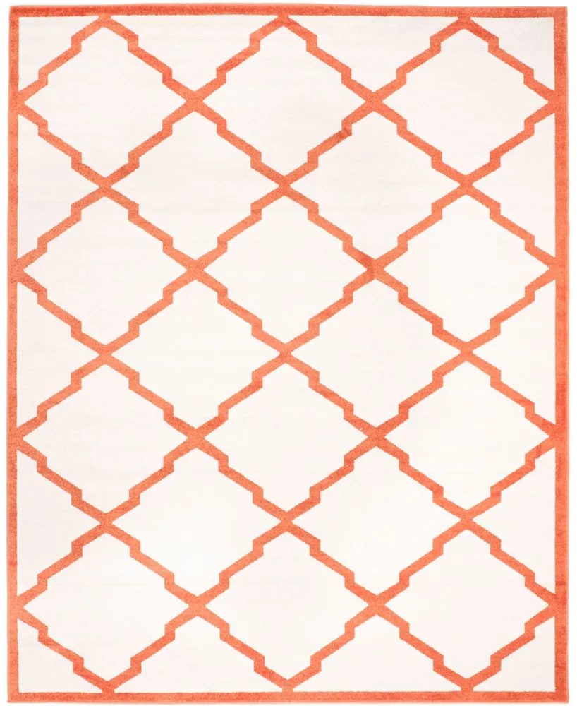 Safavieh Amherst AMT421 Beige and Orange 9' x 12' Area Rug