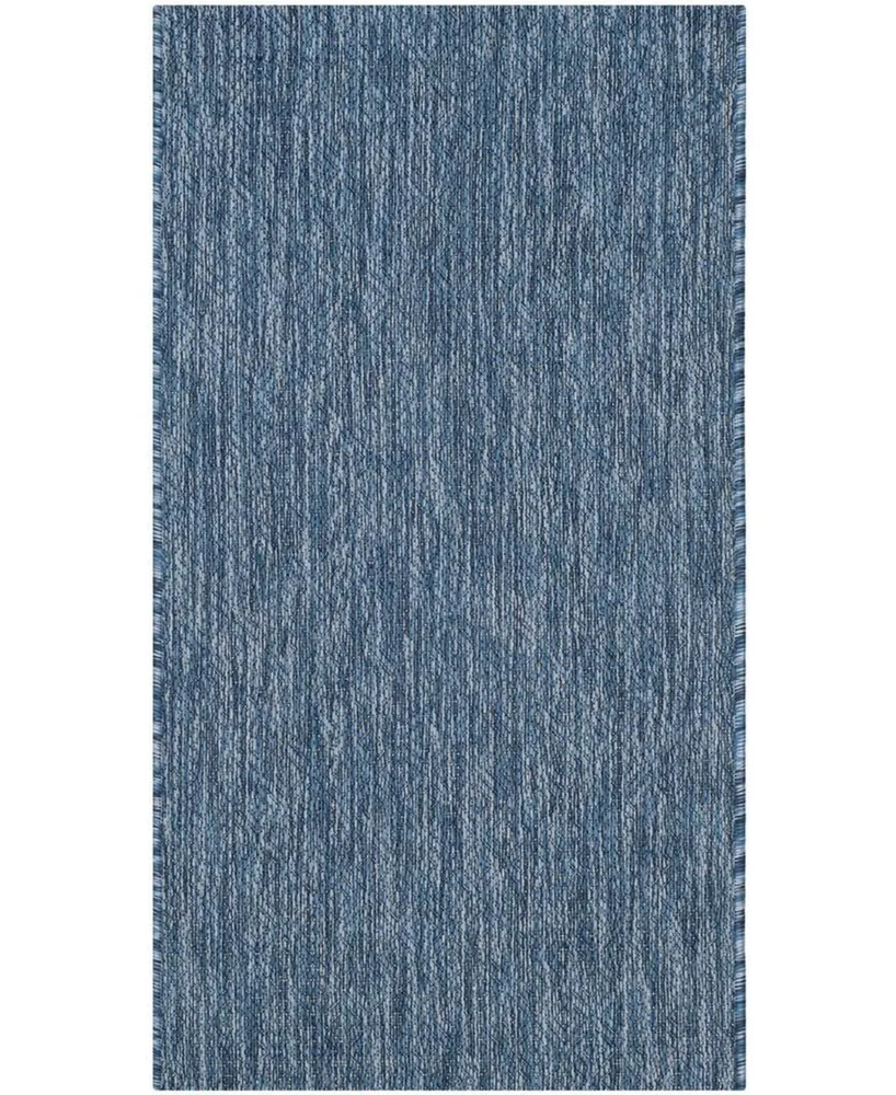 Safavieh Courtyard CY8520 Navy 2'7" x 5' Outdoor Area Rug