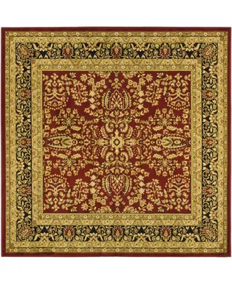 Safavieh Lyndhurst LNH214 Red and Black 10' x 10' Square Area Rug