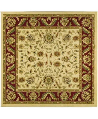 Safavieh Lyndhurst LNH215 Ivory and Red 8' x 8' Square Area Rug