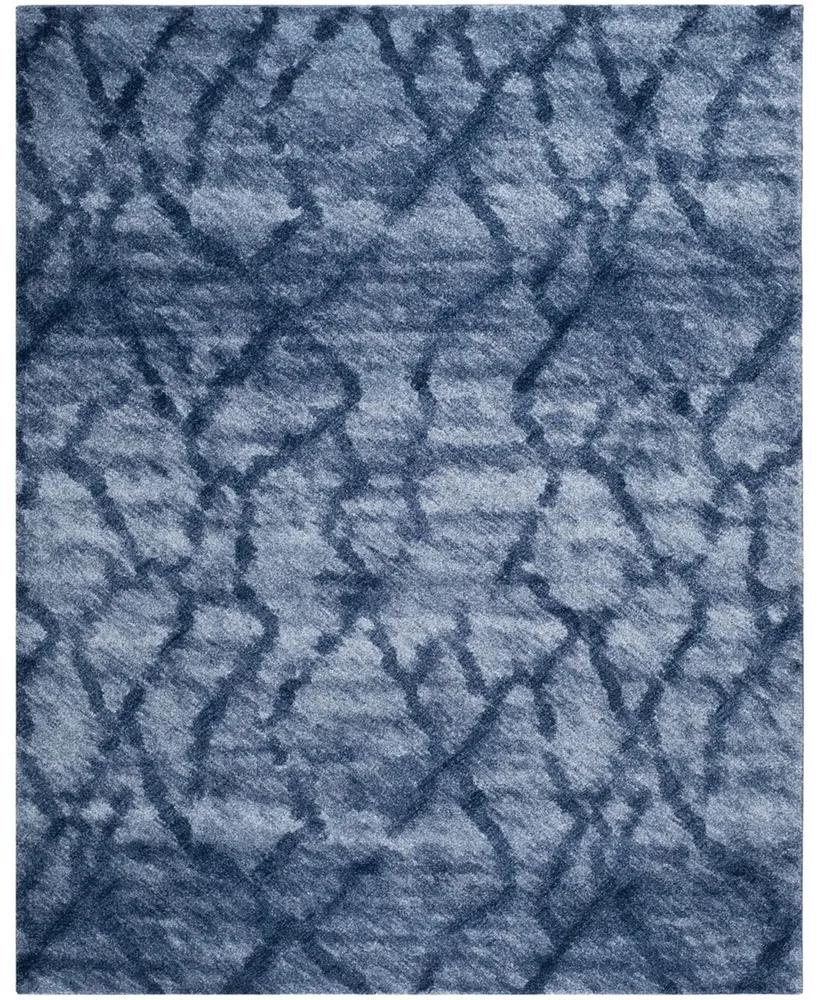 Safavieh Retro RET2144 Blue and Dark Blue 11' x 15' Area Rug