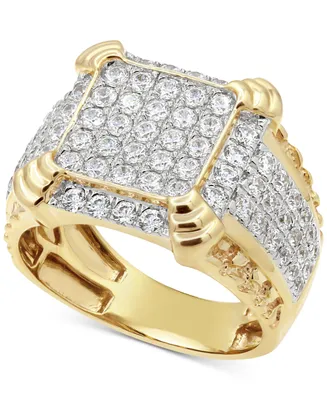 Men's Diamond Cluster Ring (2-1/4 ct. t.w.) in 10k Gold or 10k White Gold