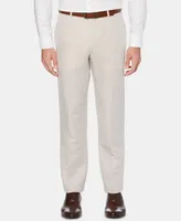 Perry Ellis Men's Portfolio Modern-Fit Linen/Cotton Solid Dress Pants