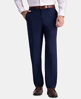 J.m. Haggar Men's 4-Way Stretch Straight Fit Flat Front Dress Pant