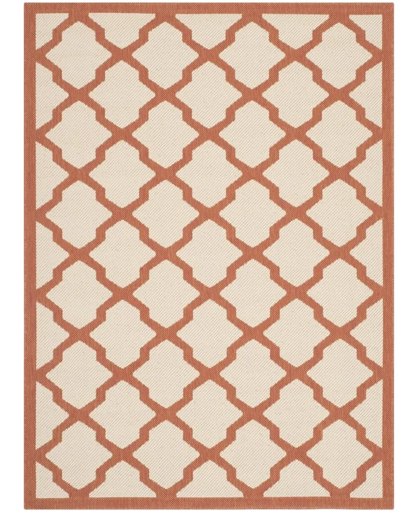 Safavieh Courtyard CY6903 Beige and Terracotta 2' x 3'7" Sisal Weave Outdoor Area Rug