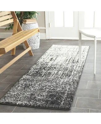 Safavieh Retro RET2770 Black and Grey 2'3" x 11' Runner Area Rug