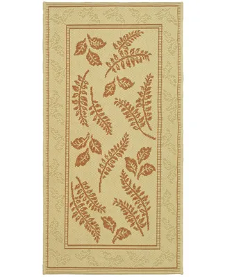 Safavieh Courtyard CY0772 Natural and Terra 8' x 11' Outdoor Area Rug