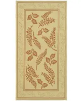 Safavieh Courtyard CY0772 Natural and Terra 8' x 11' Outdoor Area Rug
