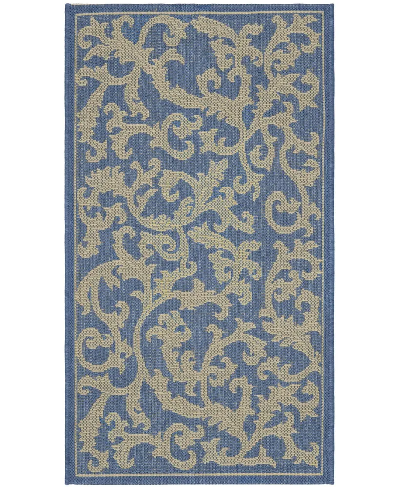 Safavieh Courtyard CY2653 Natural and 2'3" x 6'7" Runner Outdoor Area Rug