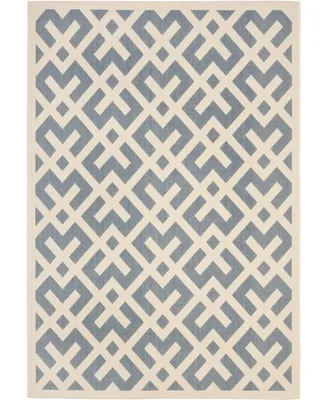 Safavieh Courtyard CY6915 and Bone 6'7" x 9'6" Outdoor Area Rug