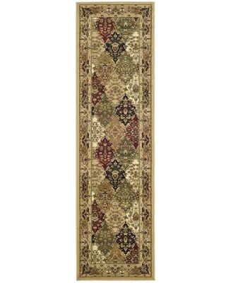 Safavieh Lyndhurst LNH221 Multi and Black 2'3" x 10' Runner Area Rug