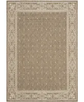 Safavieh Courtyard CY2326 Brown and Natural 7'10" x 7'10" Square Outdoor Area Rug