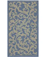 Safavieh Courtyard CY2653 Natural and 6'7" x 6'7" Square Outdoor Area Rug