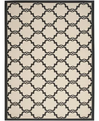 Safavieh Courtyard CY6009 Beige and 6'7" x 9'6" Sisal Weave Outdoor Area Rug