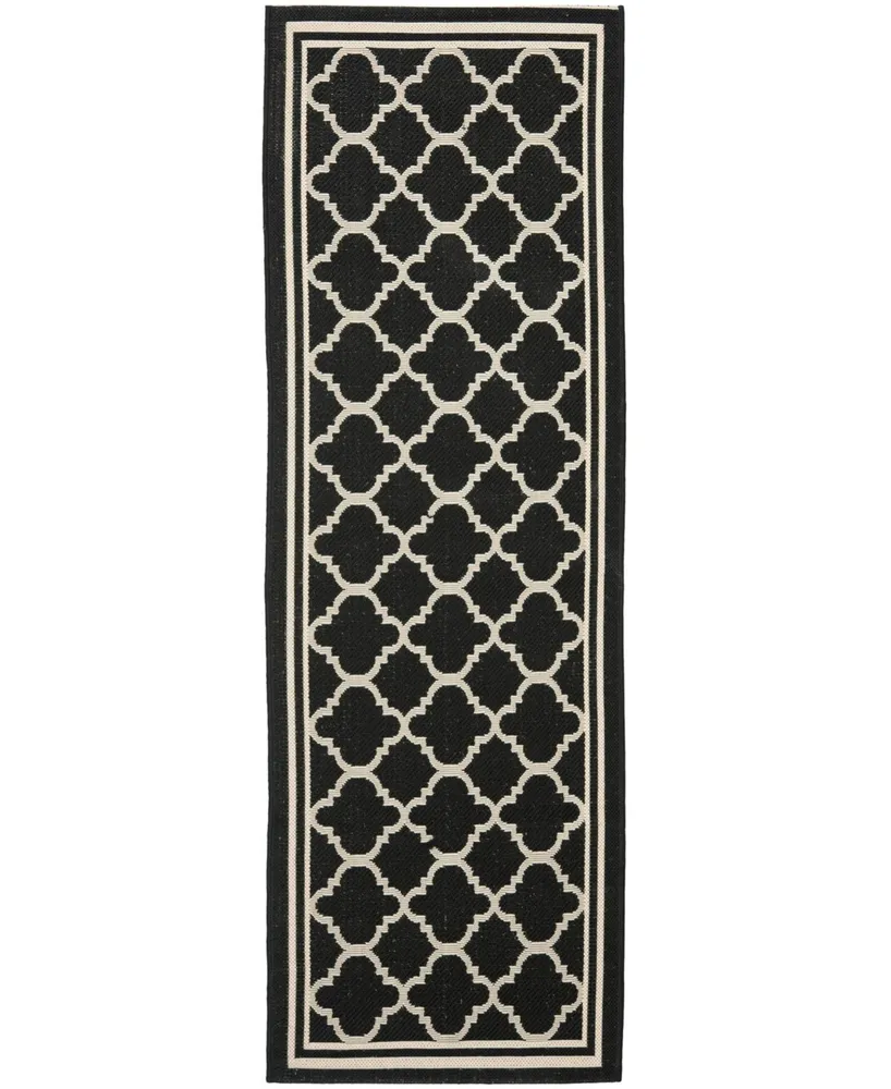 Safavieh Courtyard CY6918 and Beige 2'3" x 20' Runner Outdoor Area Rug